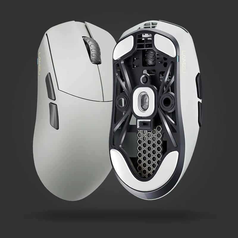 Lamzu Maya Wireless Gaming Mouse - Cloud Grey (4K compatible Lamzu Maya Wireless Gaming Mouse - Cloud Grey (4K compatible