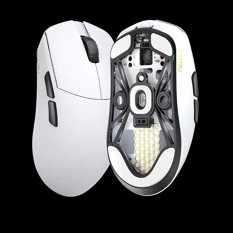 Lamzu Maya Wireless Gaming Mouse - Polar White (4K compatible)