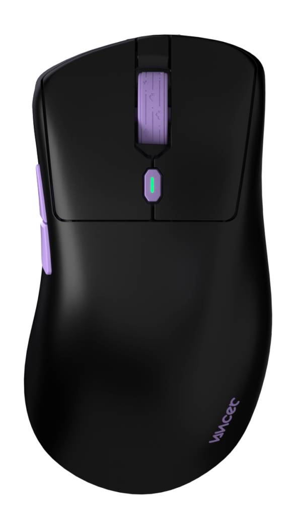 Vancer Pollux Pro Wireless Gaming Mouse - Black and Purple