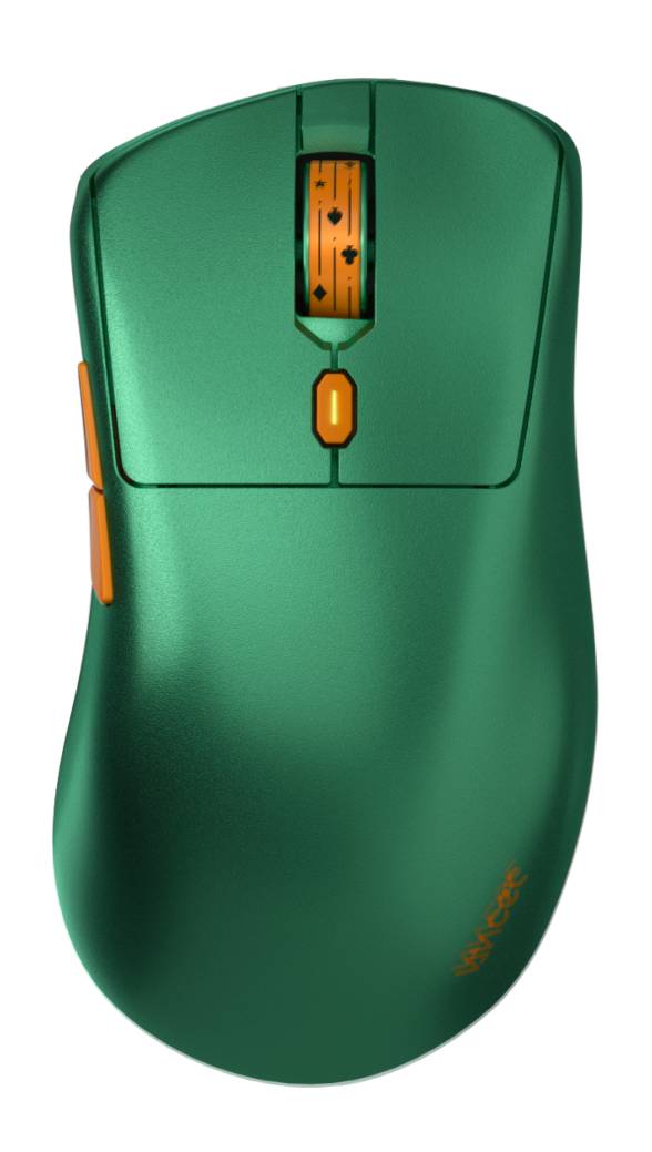 Vancer Pollux Pro Wireless Gaming Mouse - Green and Brown