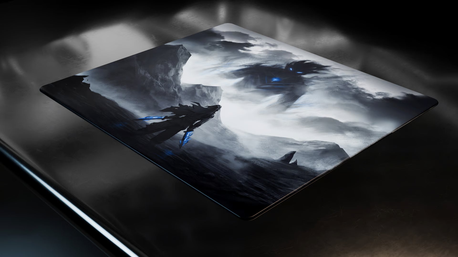 Tekkusai Phantom Glass Mouse Pad - Ausmodshop Tekkusai Phantom Glass Mouse Pad - Ausmodshop
