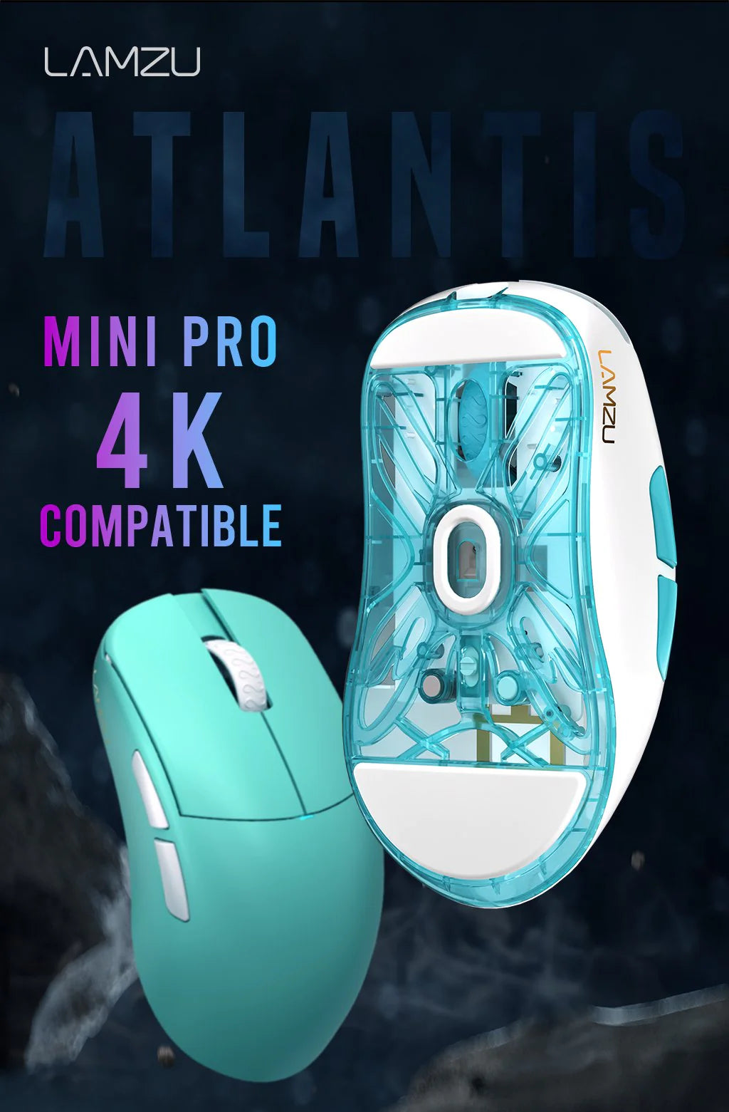 LAMZU Atlantis mini pro （4k対応） - マウス・トラックボール