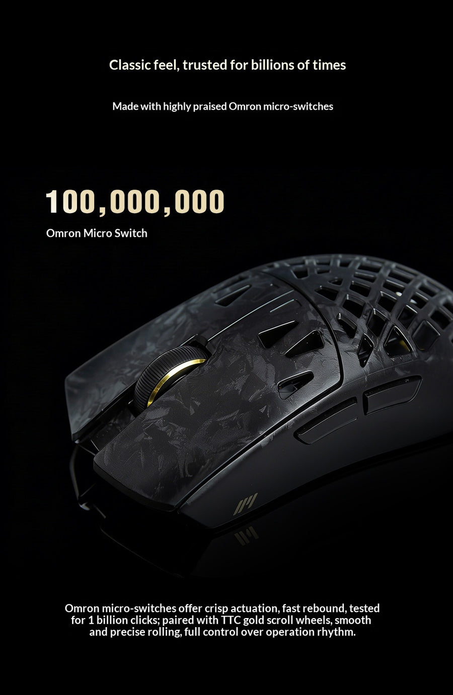 IPI Stay Fly Carbon Fibre 8K Wireless Gaming Mouse - Ausmodshop