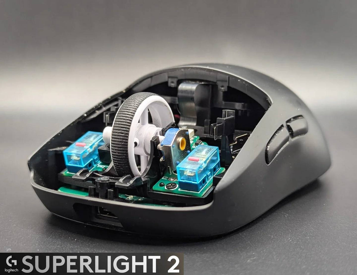 Modded Logitech G Pro X Superlight 2 PCB (GPX 2 and GPX 2 DEX)