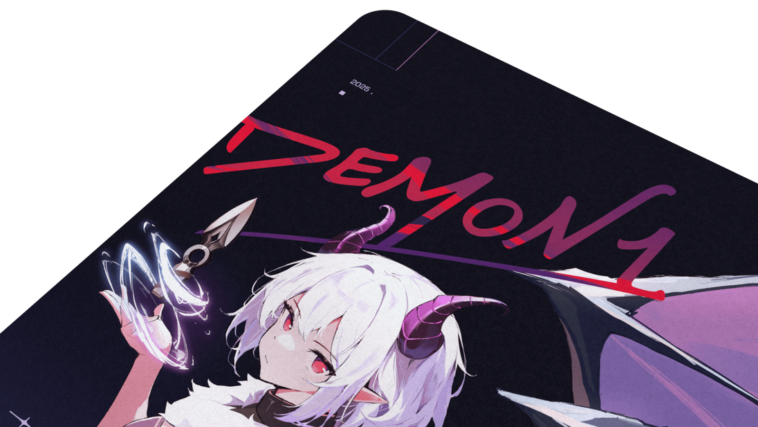【未開封】　demon1 コラボマウスパッド　布タイプ プロVALORANTプレイヤー“Demon1”×Yuki Aimコラボの布製マウスパッド