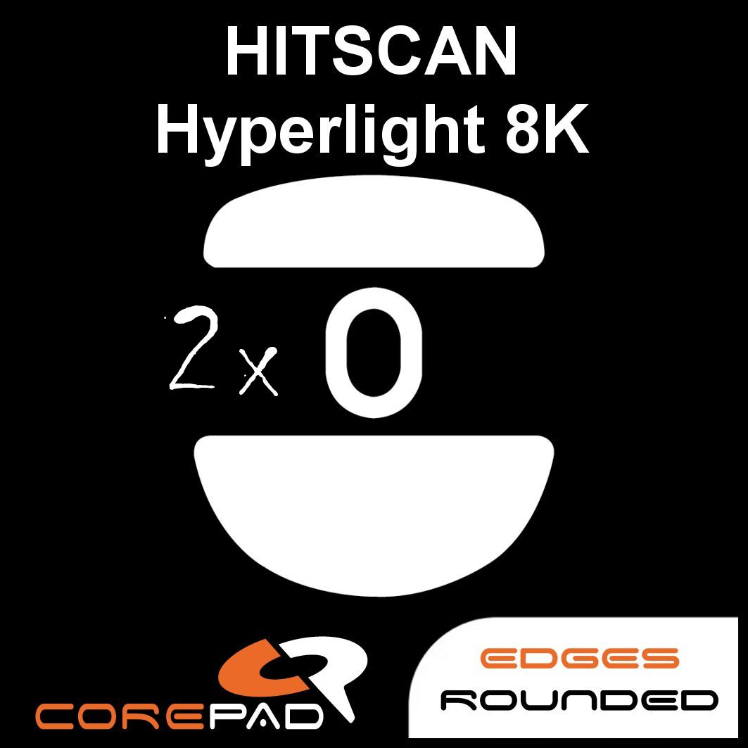 Corepad Skatez PRO Mouse Feet for Hitscan Hyperlight 8K - Ausmodshop