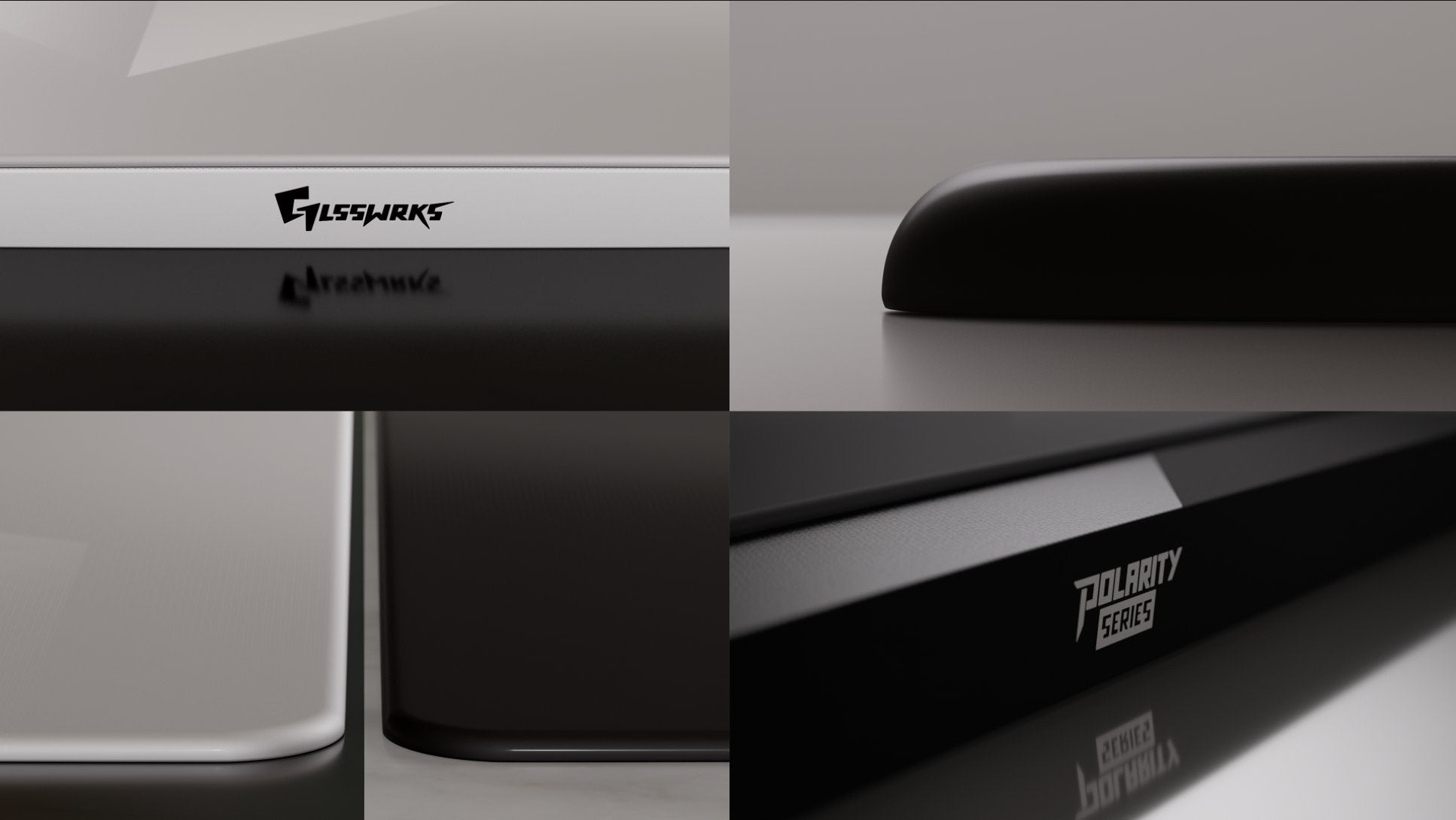 PRE-ORDER] GLSSWRKS Polarity Series Glass Mouse Pad - Ausmodshop
