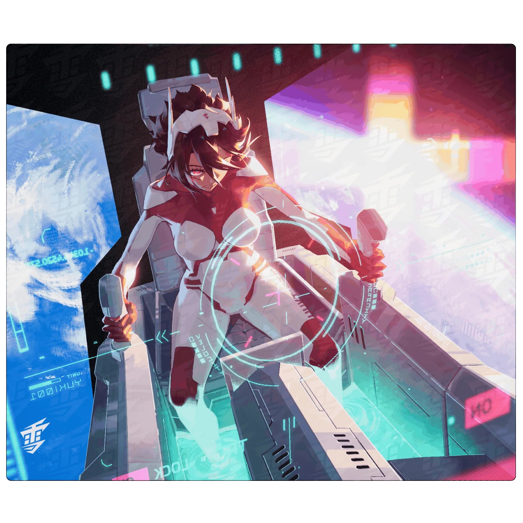 Yuki Aim MECHA Glass Mouse Pad - Ausmodshop
