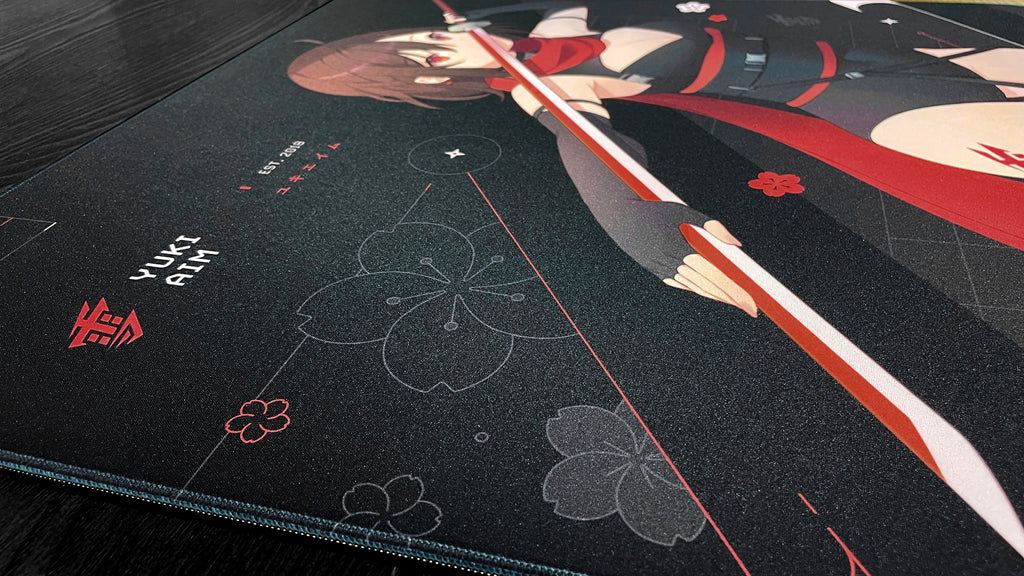 Yuki Aim Katana Mouse Pad - Black