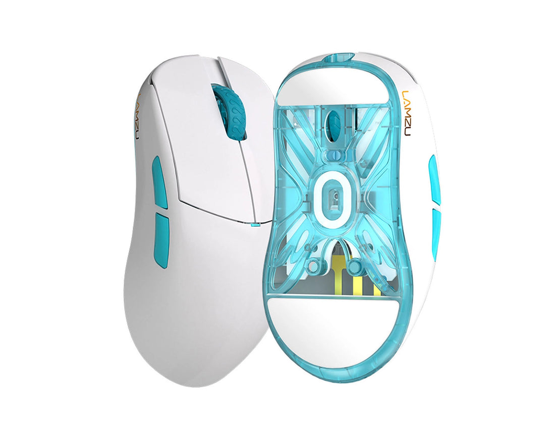 Lamzu Atlantis Mini Pro Wireless Gaming Mouse - Polar White (4K compat