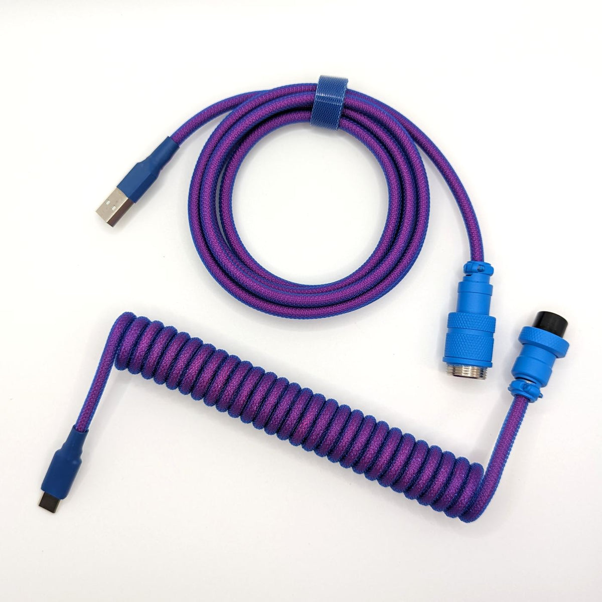 Keyboard Cable Led Ausmodshop Coiled Keyboard Cable - Neon - Ausmodshop