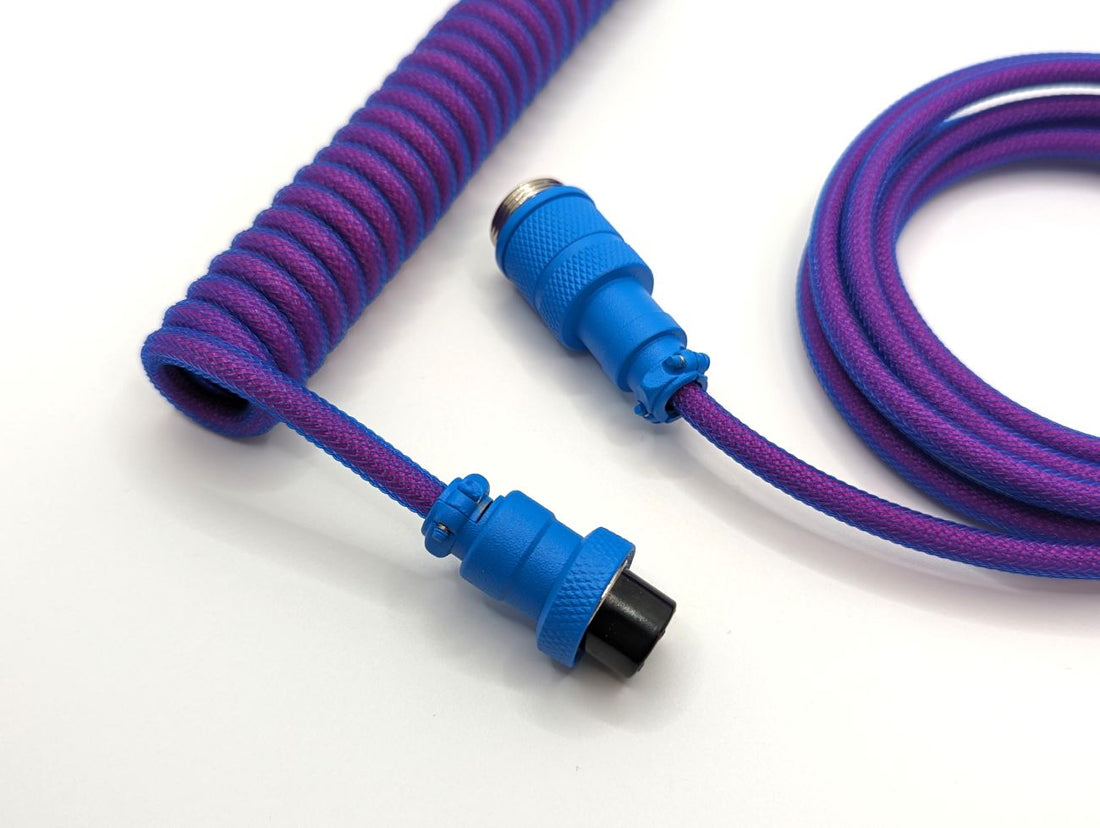 Ausmodshop Coiled Keyboard Cable - Neon - Ausmodshop