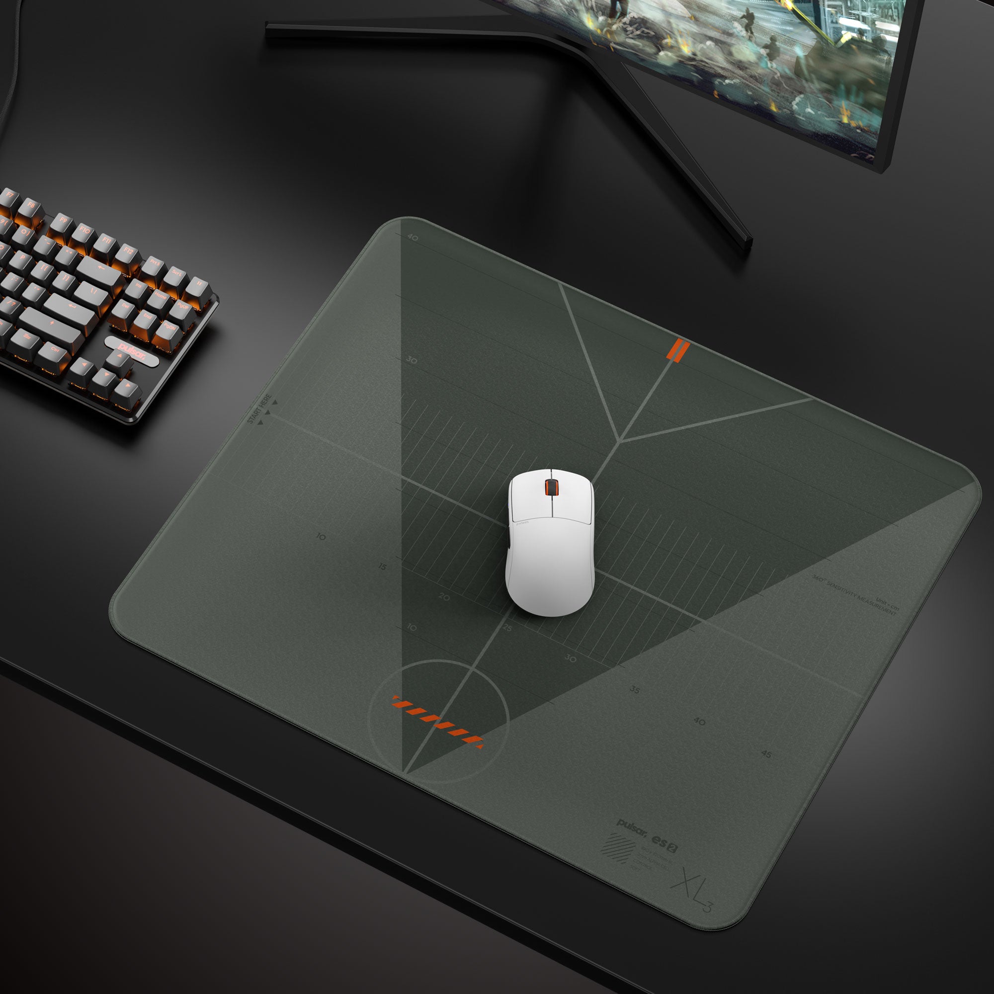 Pulsar ES2 eSports Mouse Pad - Aim Trainer Edition