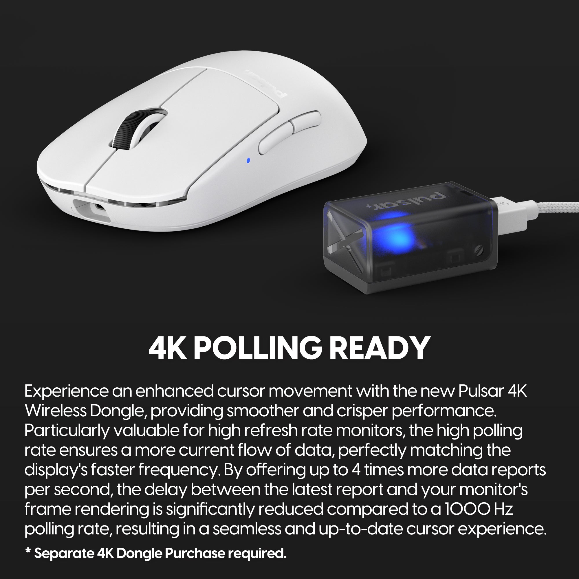 Pulsar X2V2 Wireless Gaming Mouse - White