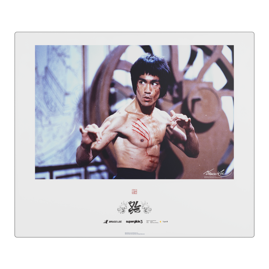 Pulsar Superglide V3 Glass Mouse Pad - Bruce Lee 85th Limited