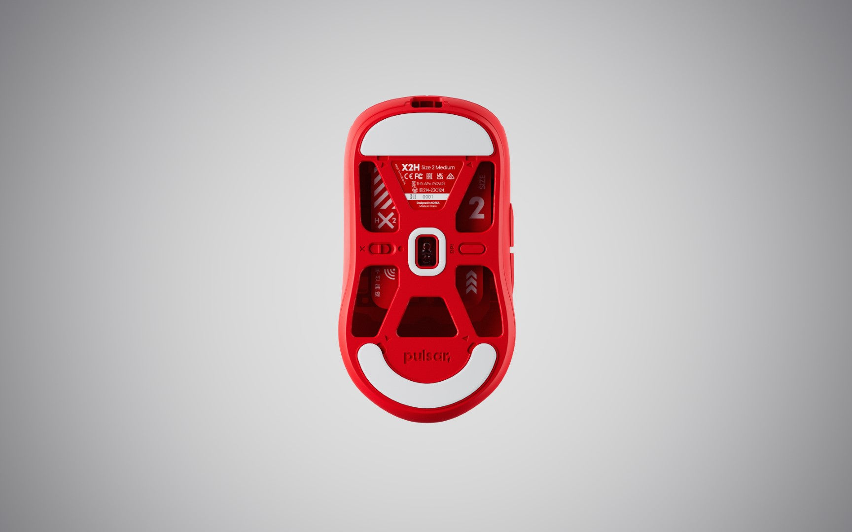 Pulsar X2H Mini Wireless Gaming Mouse - Red Edition