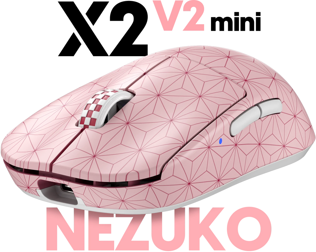 Pulsar X2V2 Mini Wireless Gaming Mouse - Nezuko Limited Pulsar X2V2 Mini Wireless Gaming Mouse - Nezuko Limited