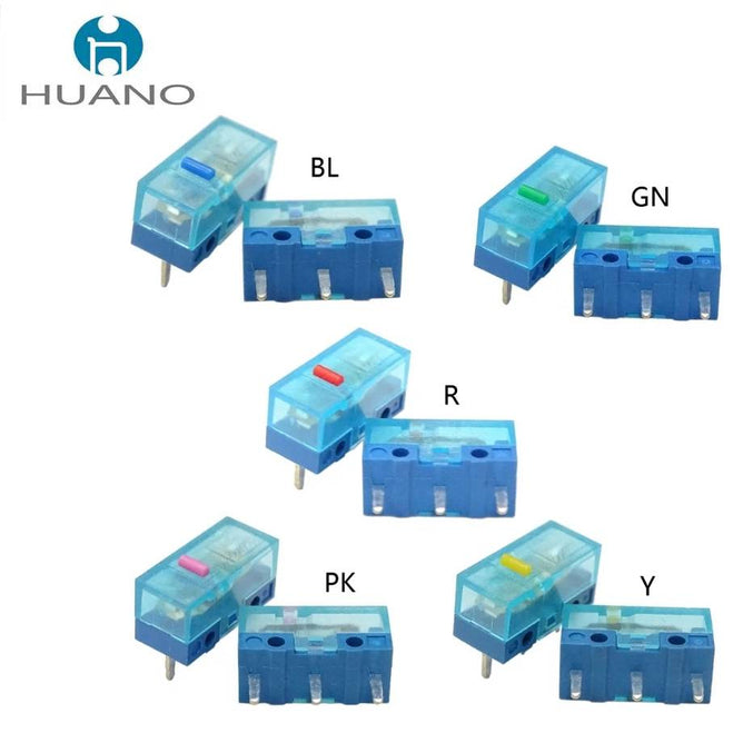 Huano Blue Shell Huano Transparent Blue Shell Pink/Red/Green/Yellow/Blue Dot - Ausmodshop