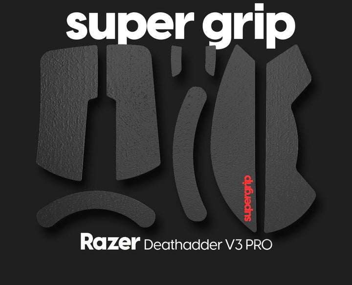 Pulsar Supergrip Grip Tape for Razer Deathadder V3 Pro - Ausmodshop