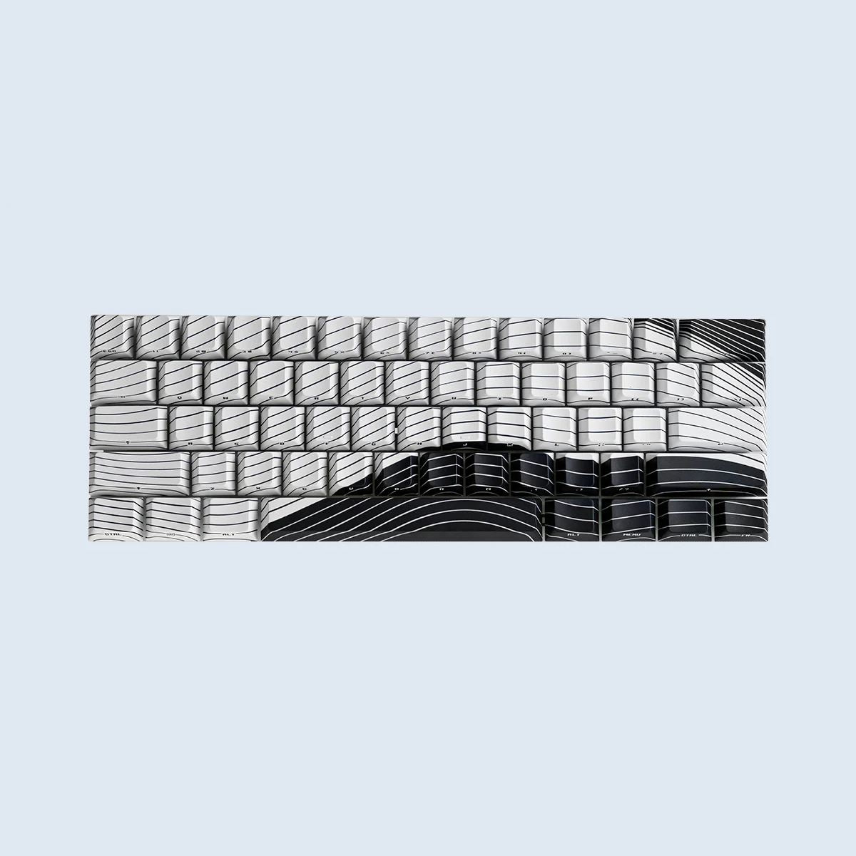 キーボード WOOTING Magnetic Wave Keycap Set Wooting Dye-Sub PBT Keycaps - Fits Wooting 60He, 80He & Most 60