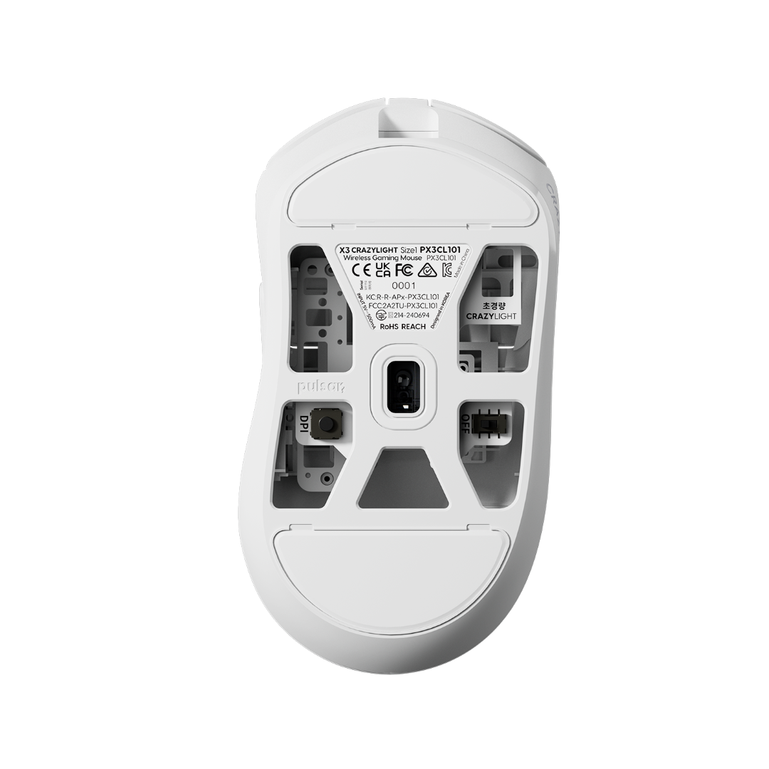 Pulsar X3 LHD CrazyLight Wireless Gaming Mouse - Ausmodshop