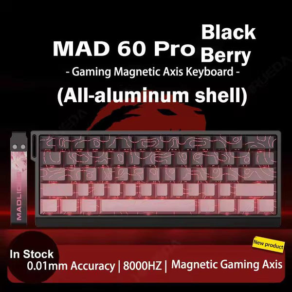MADLIONS MAD60 PRO Aluminium Hall Effect Rapid Trigger Gaming Keyboard ...