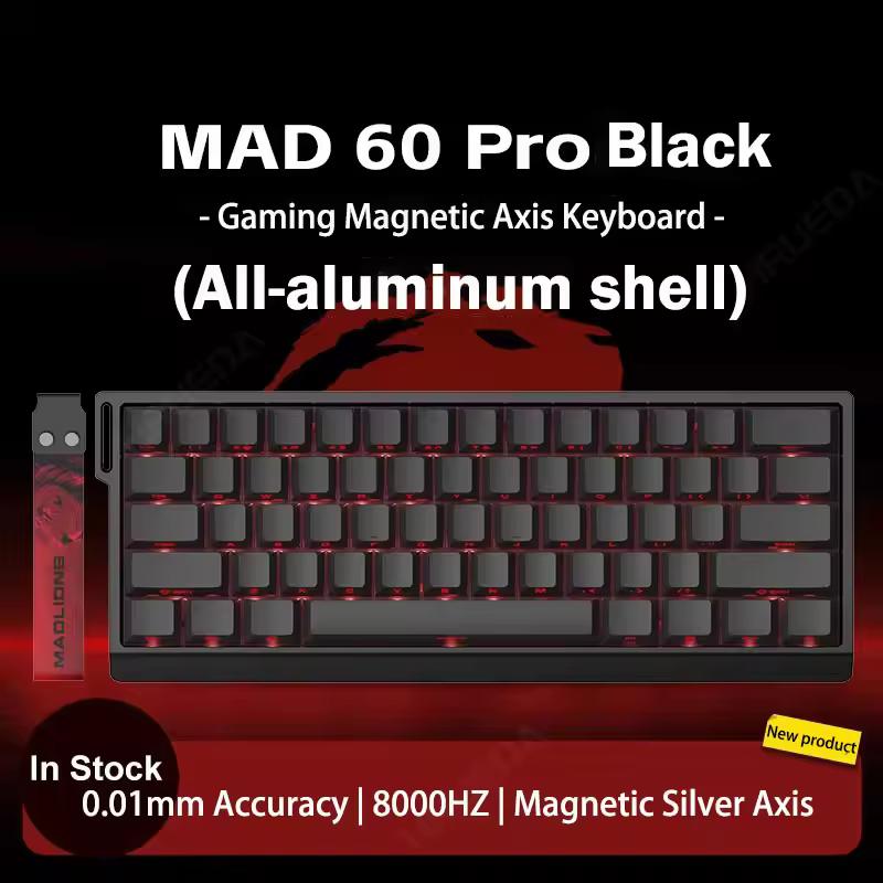MADLIONS MAD60 PRO Aluminium Hall Effect Rapid Trigger Gaming Keyboard ...