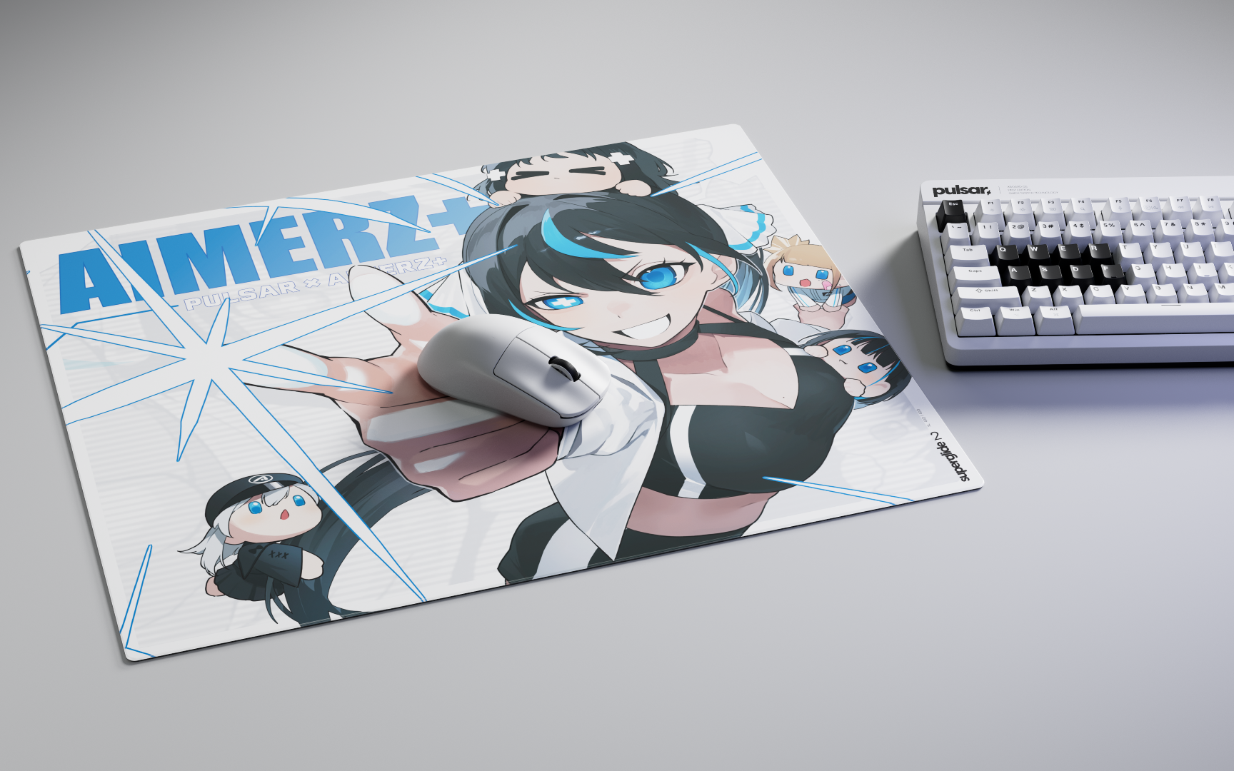 Pulsar Superglide V2 Glass Mouse Pad - Aimerz Yui Limited Edition