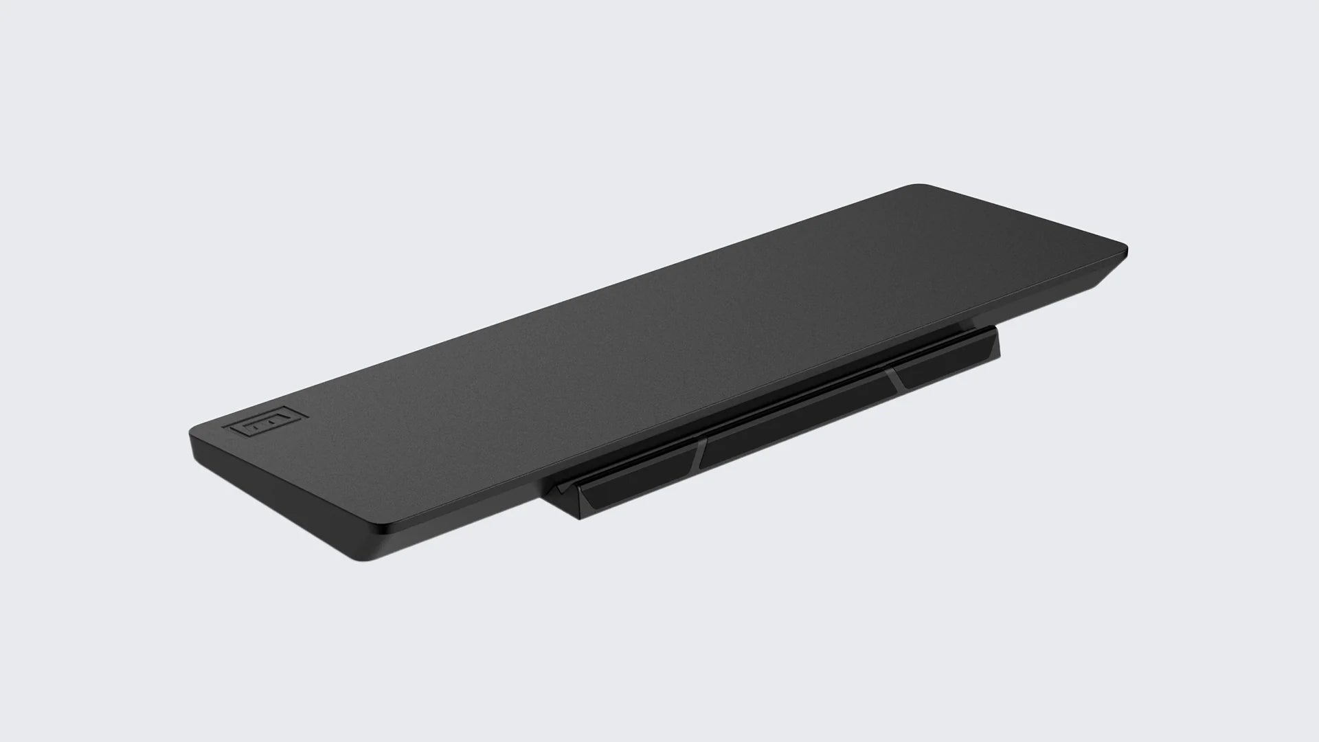 Wooting 60HE v2 Wrist Rest Just Black Angle