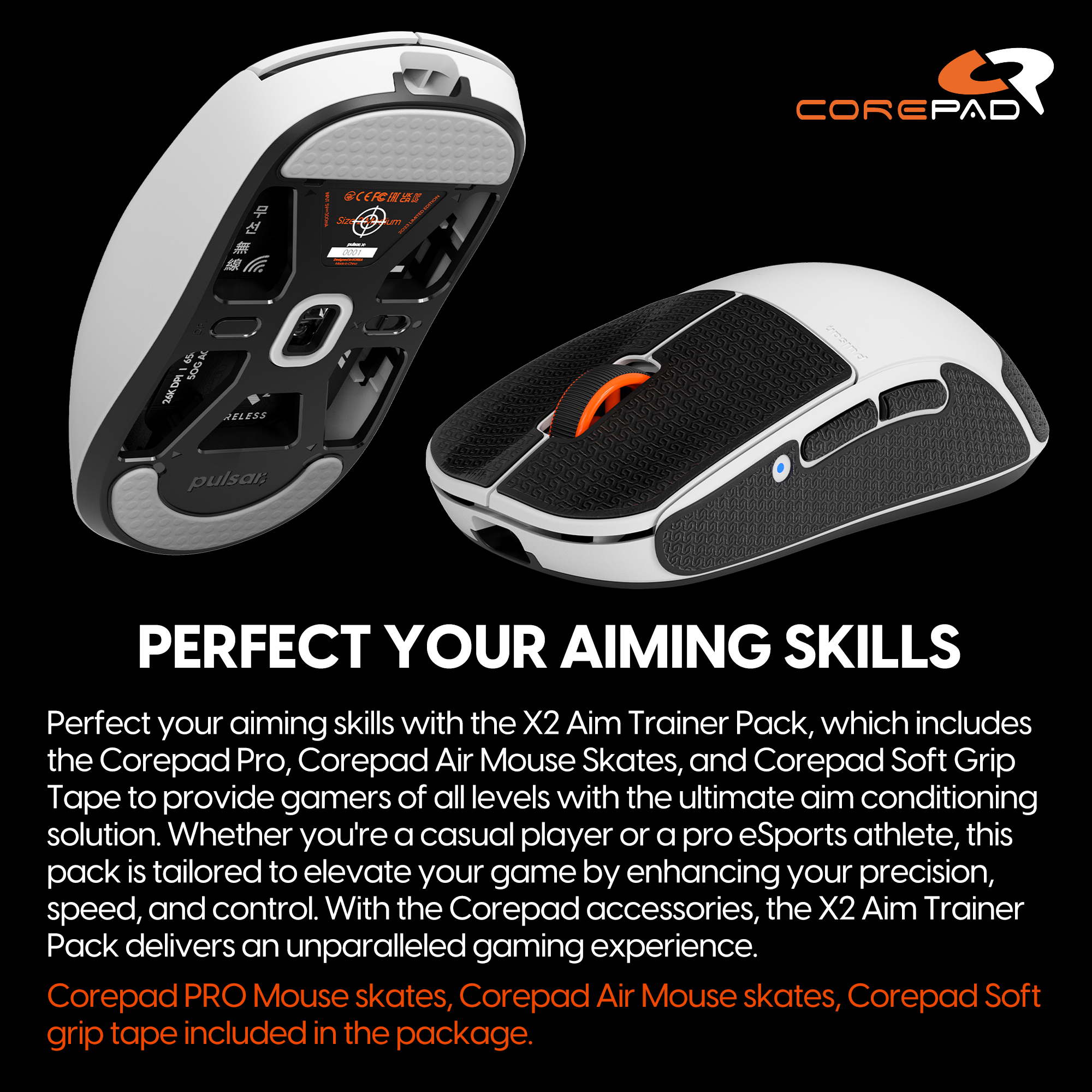 Pulsar X2 Mini Gaming Mouse - Aim Trainer Pack – Ausmodshop